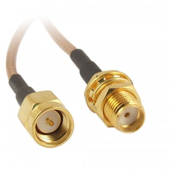 #12 - 15cm RG316 Cable SMA Male Plug To SMA Female Jack Jumper